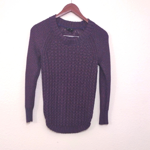 Calvin Klein Jeans Sweaters - SLIGHTLY USED CALVIN KLEIN JEANS KNIT PURPLE SWEATER SIZE SMALL